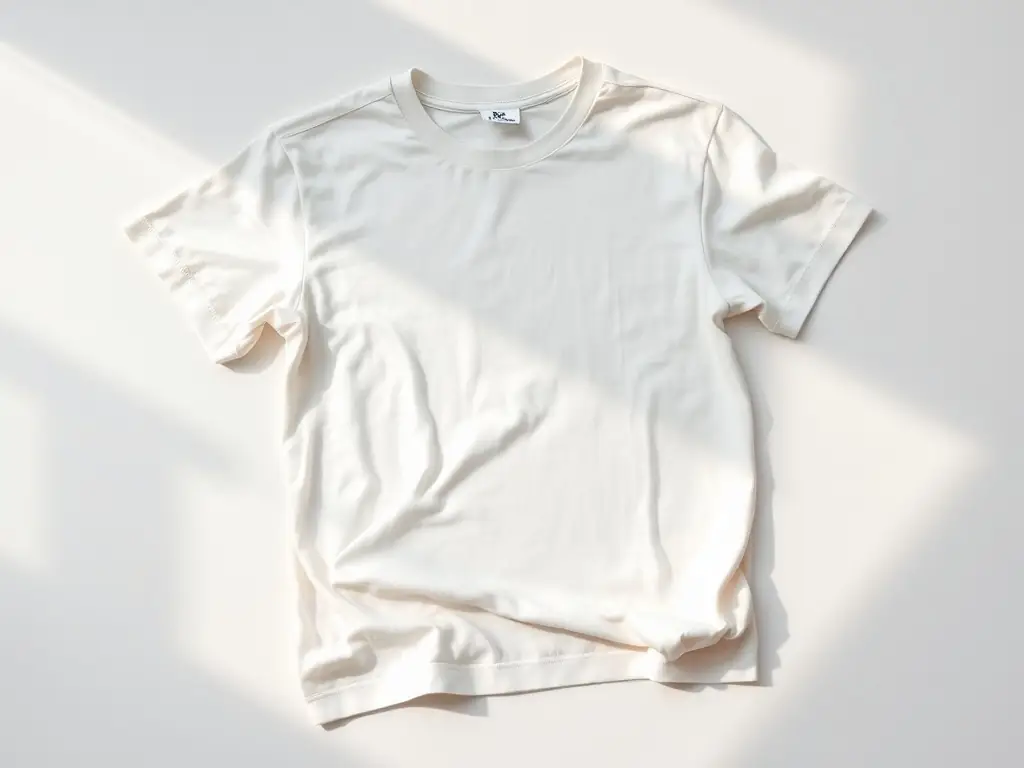 A high-quality photograph of a Strangely True Events branded t-shirt featuring a minimalist design of a declassified document stamp, displayed on a dark background to match the website's aesthetic.